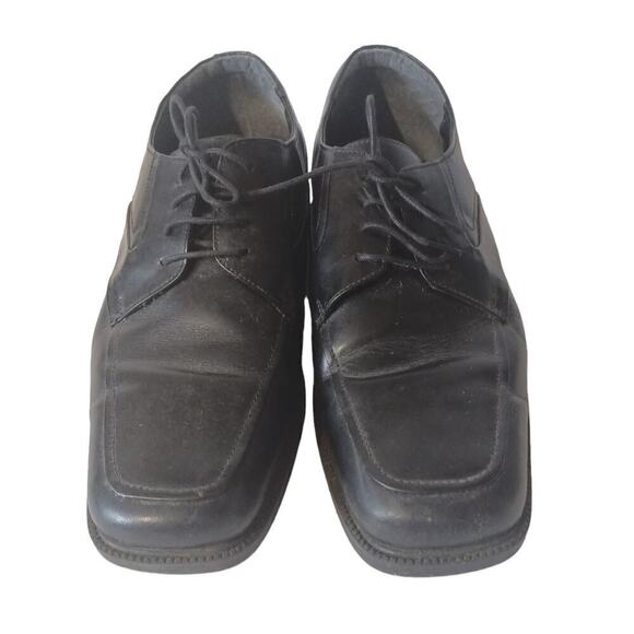 Stacy Adams Square Toe Dress Shoes Black Mens 10.5 - Picture 2 of 7